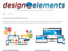 Tablet Screenshot of designelementsusa.com